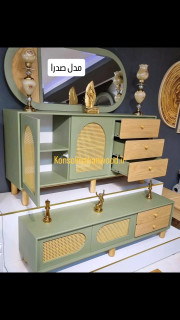 آینه کنسول و میز تی وی مدل سرینا