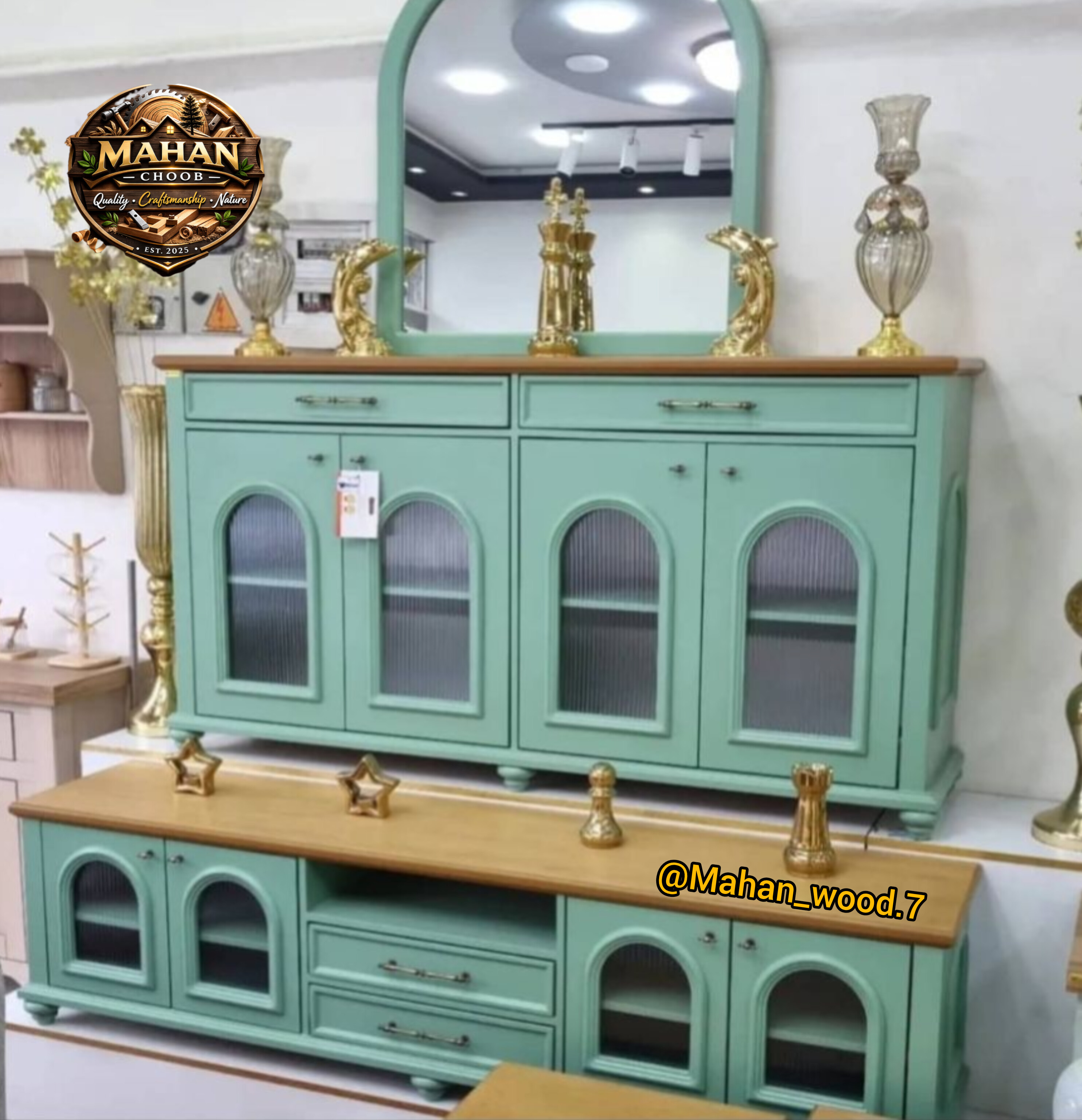 آینه کنسول و میز تی وی رنگی کد ۱۱۲