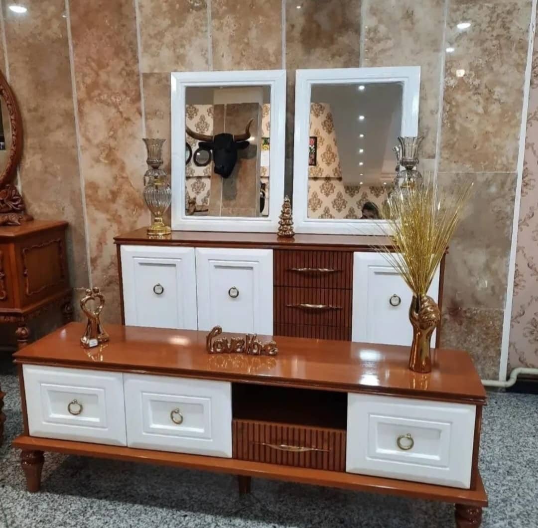 آینه کنسول و میز تلویزیون رنگی کد ۱۱۵