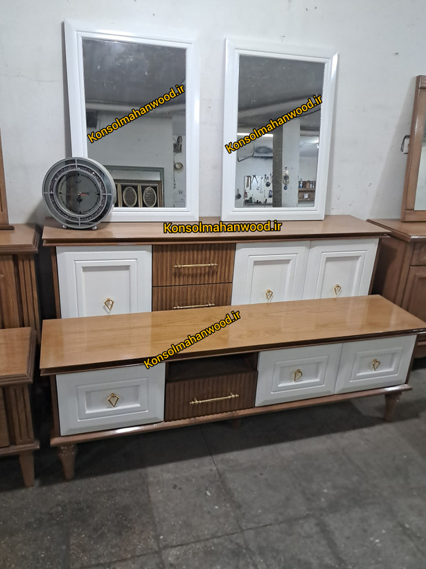 آینه کنسول و میز تلویزیون رنگی کد ۱۱۵